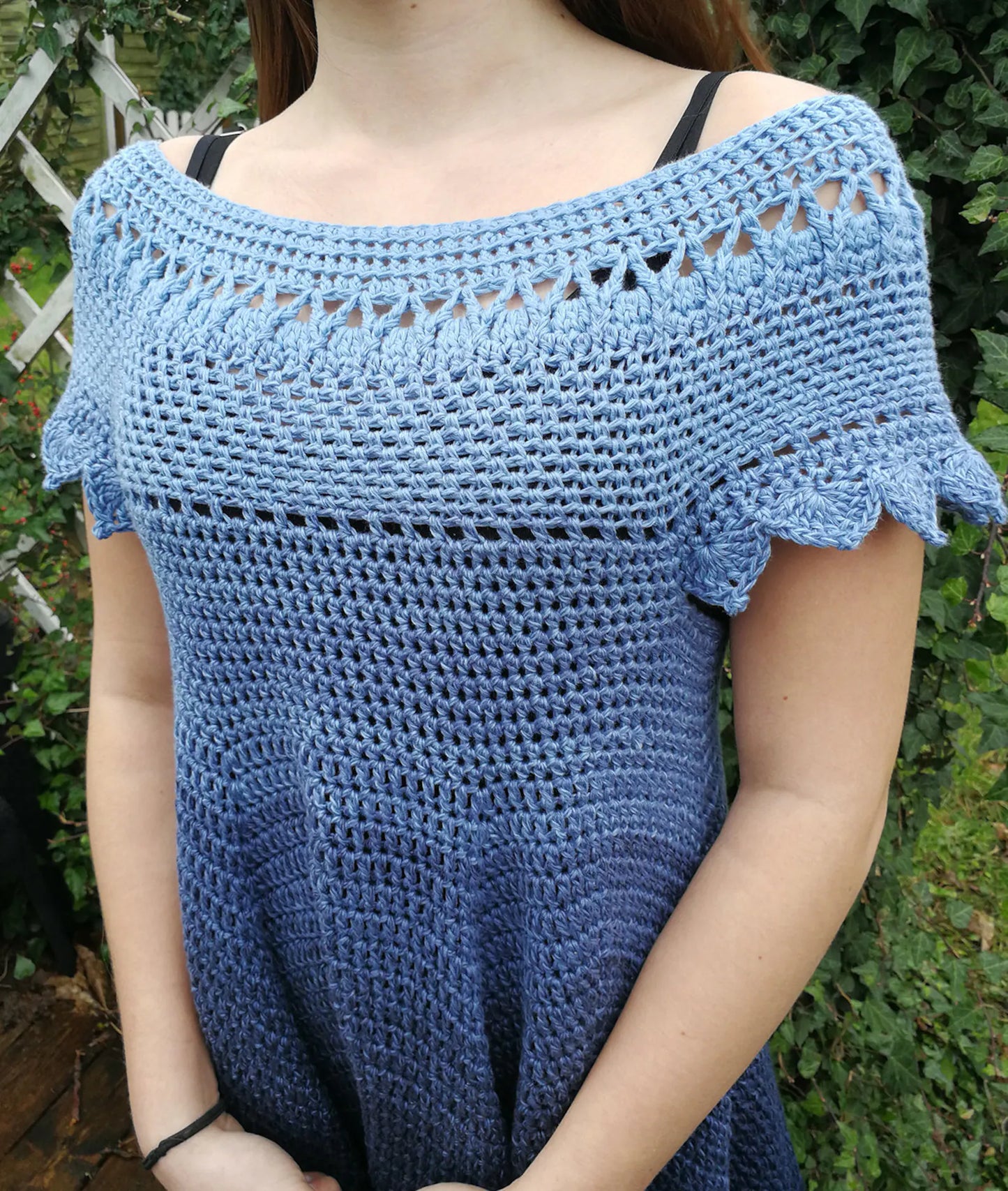 π Sofia Flare Dress β Crochet in One Piece!