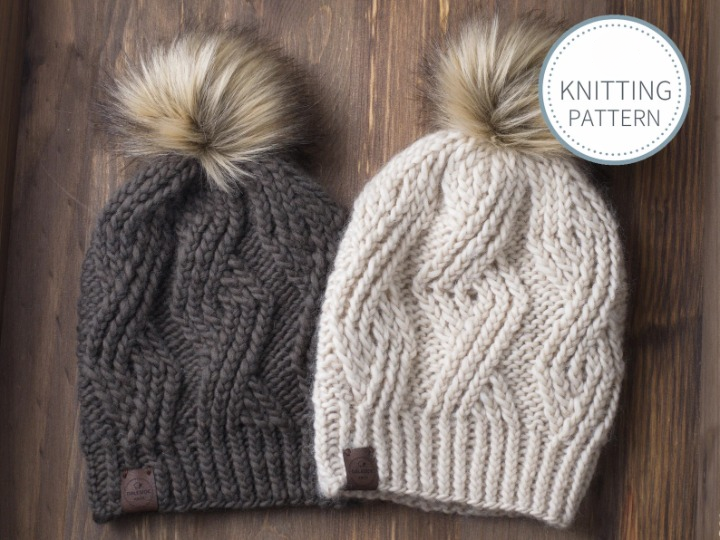 ❄️ Raydale Twist Knit Hat – Chunky & Stylish Winter Favorite! 🧶