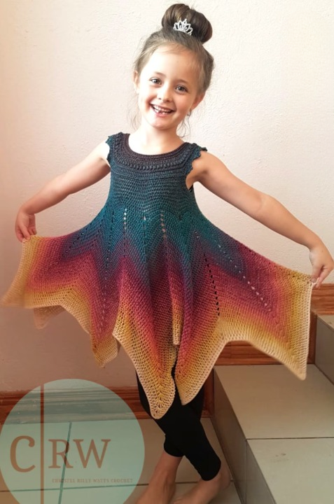 🧚 Abigail Fairy Dress Crochet Pattern – All Sizes!