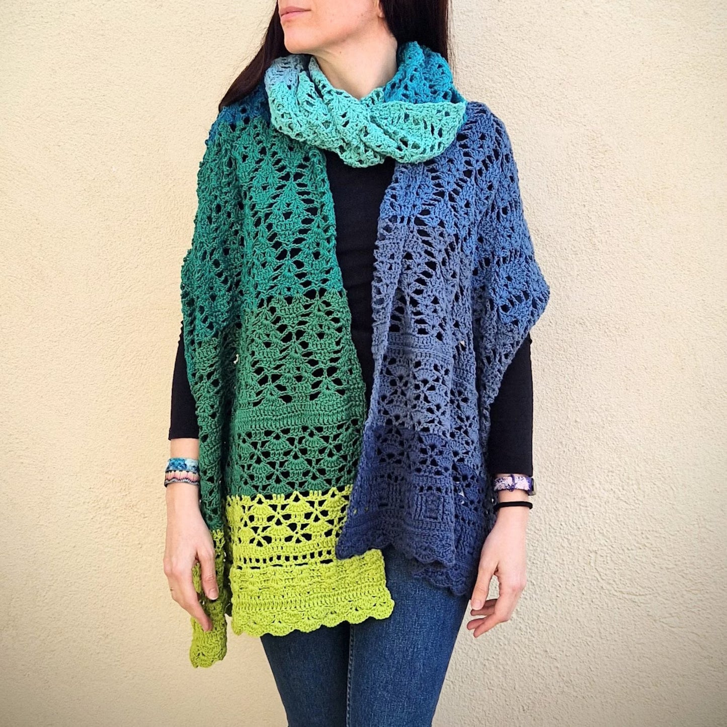 Crochet Shawl Pattern 🧶 Stunning & Timeless Design