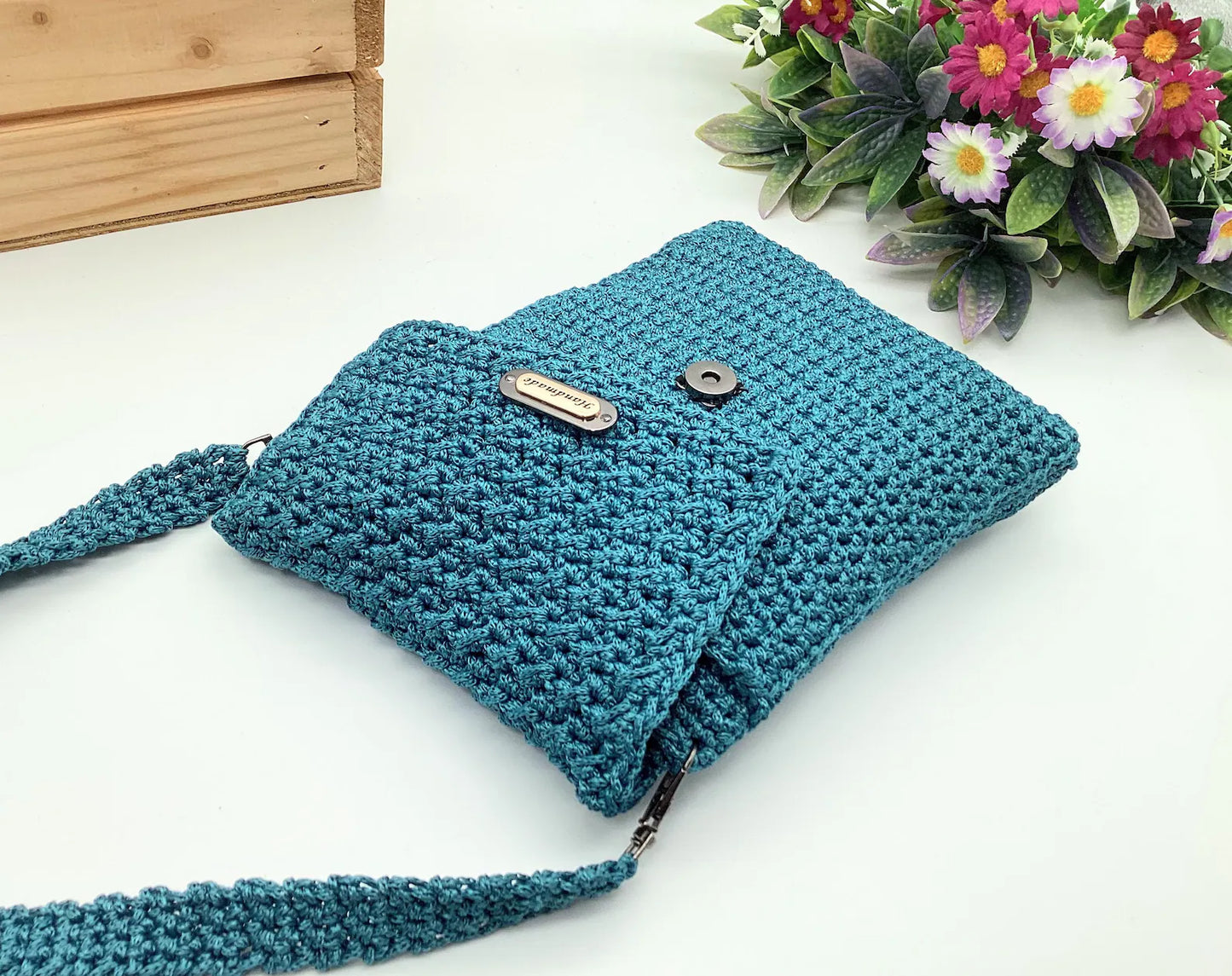 π Crochet Messenger Bag Pattern β PDF + Tutorial