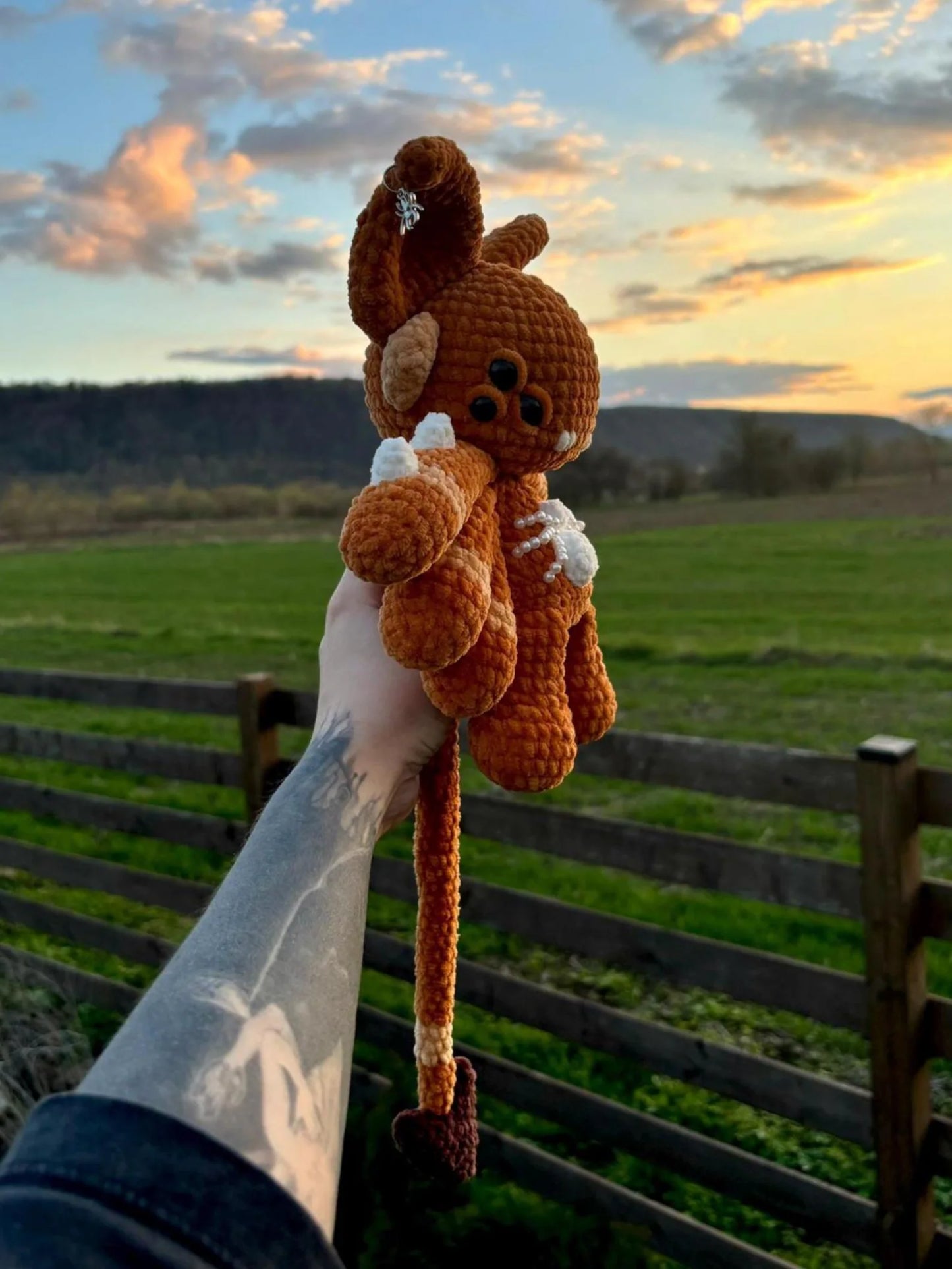 🕷️ Little Web Monster – Amigurumi Crochet Pattern 🧶