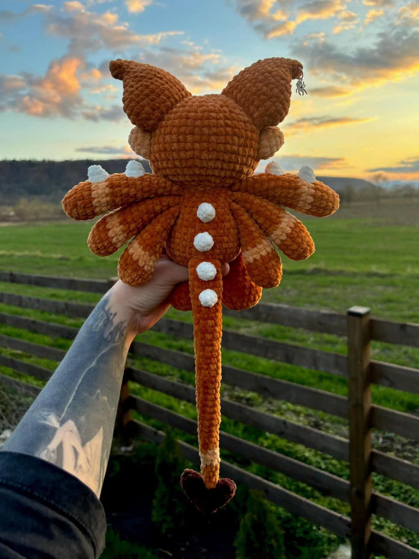 🕷️ Little Web Monster – Amigurumi Crochet Pattern 🧶