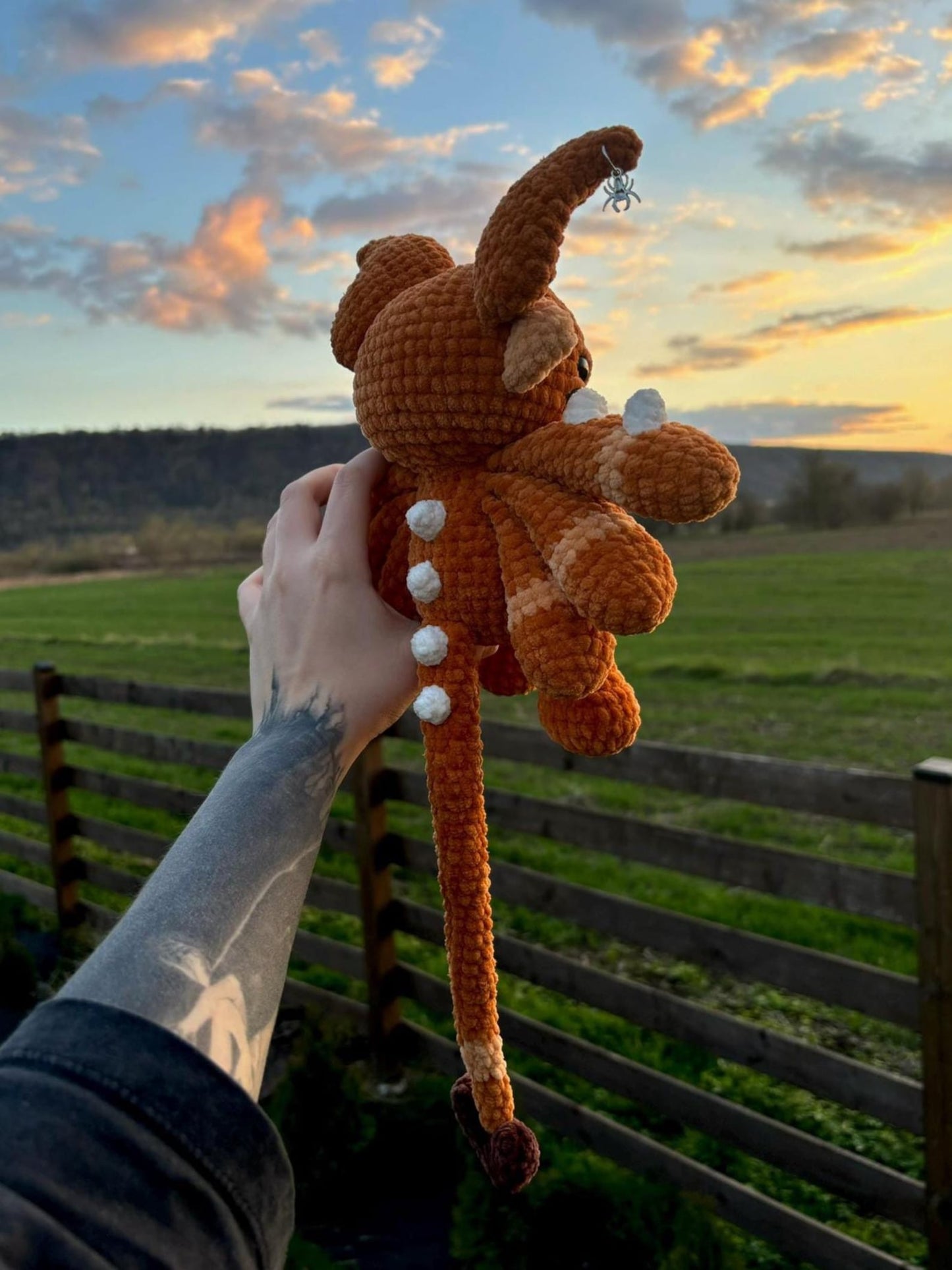 🕷️ Little Web Monster – Amigurumi Crochet Pattern 🧶