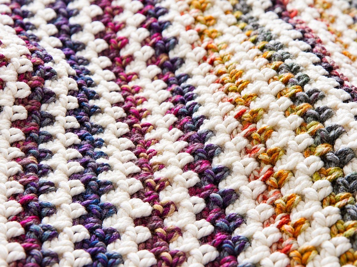 Modern Cozy Blanket Crochet Pattern | Baby & Adult PDF