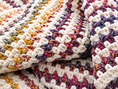 Modern Cozy Blanket Crochet Pattern | Baby & Adult PDF