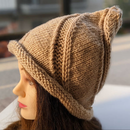 Swirl Witch Hat Knitting Pattern PDF