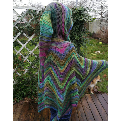 🌿 Pixie Hooded Cape – Easy Crochet