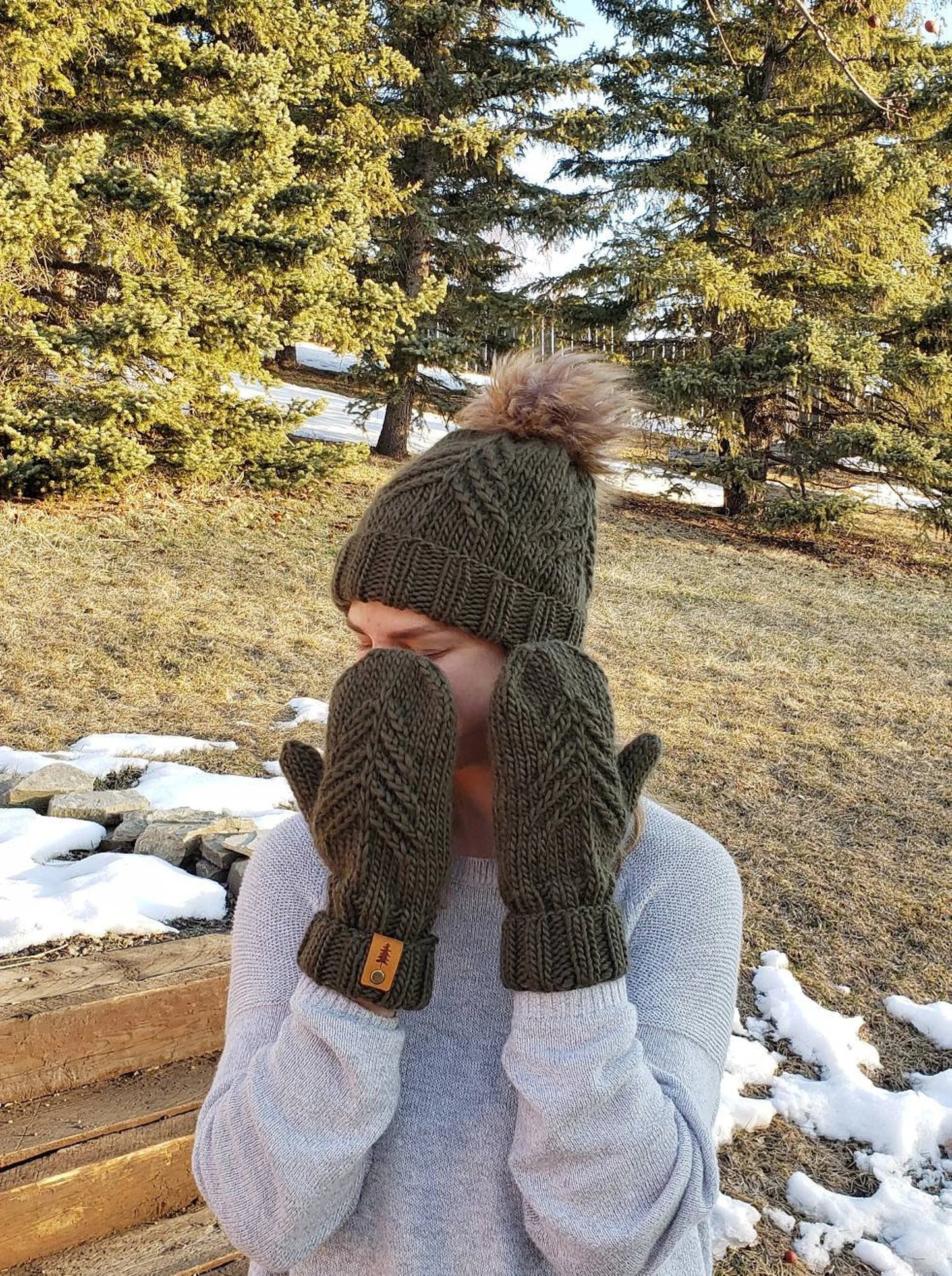 🌲 Into The Pines Beanie – Bulky Knit Hat Pattern 🧶