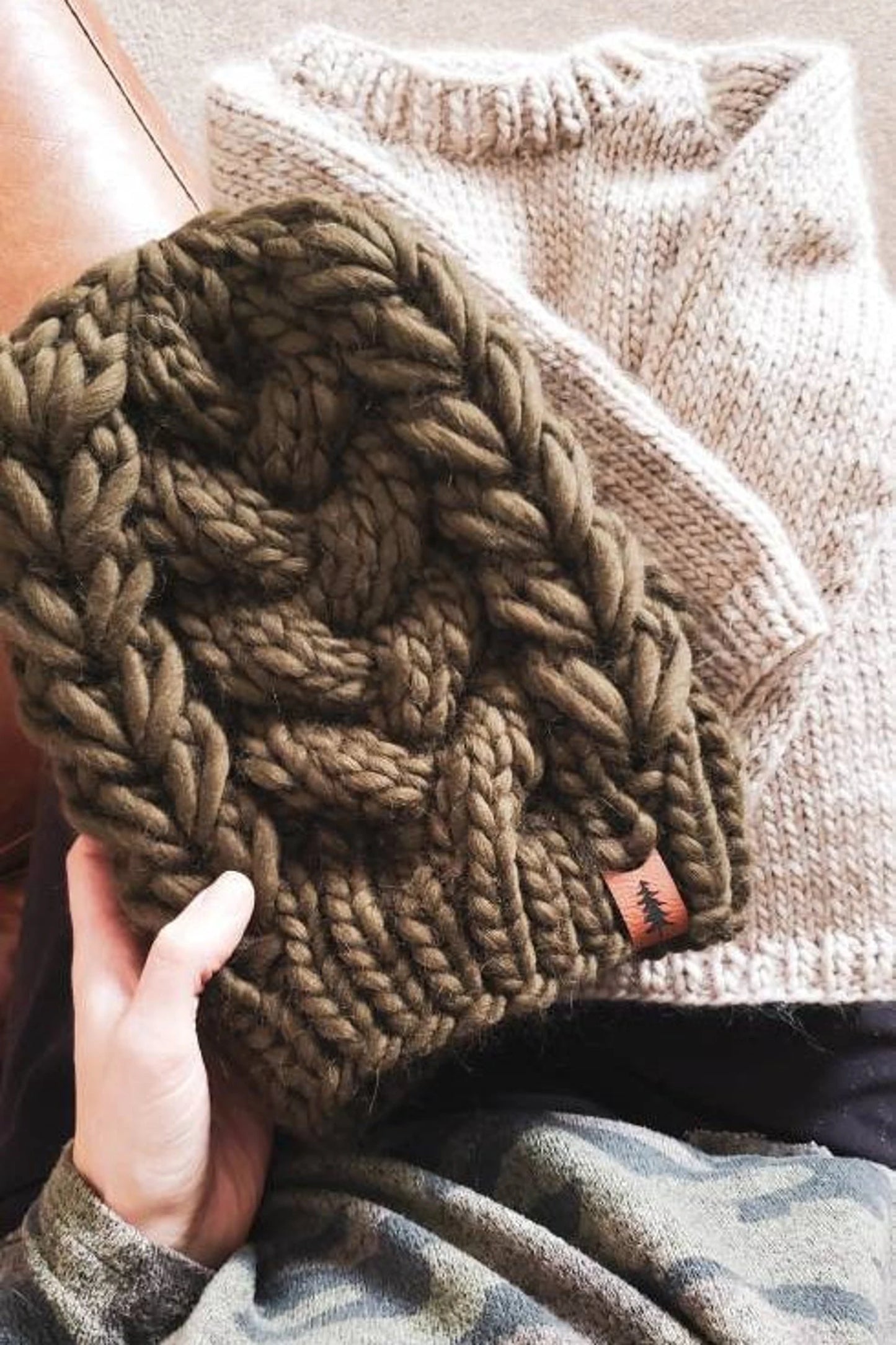 ❄️ Ammil Beanie – Super Bulky Knit Hat Pattern