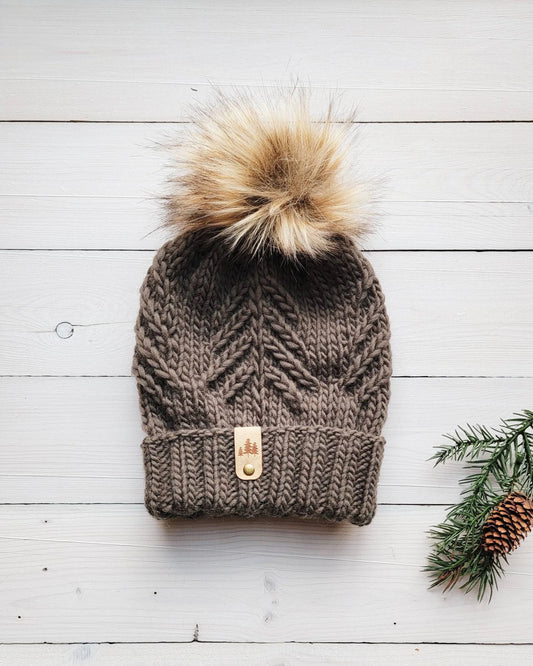 🌲 Into The Pines Beanie – Bulky Knit Hat Pattern 🧶