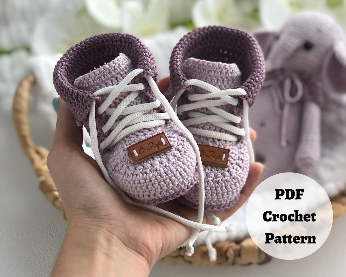 👣 Baby Booties Uni – Cute & Comfy (PDF)