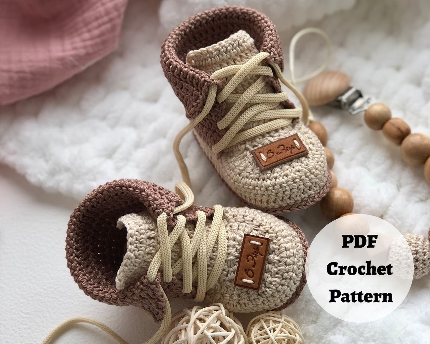 👣 Baby Booties Uni – Cute & Comfy (PDF)