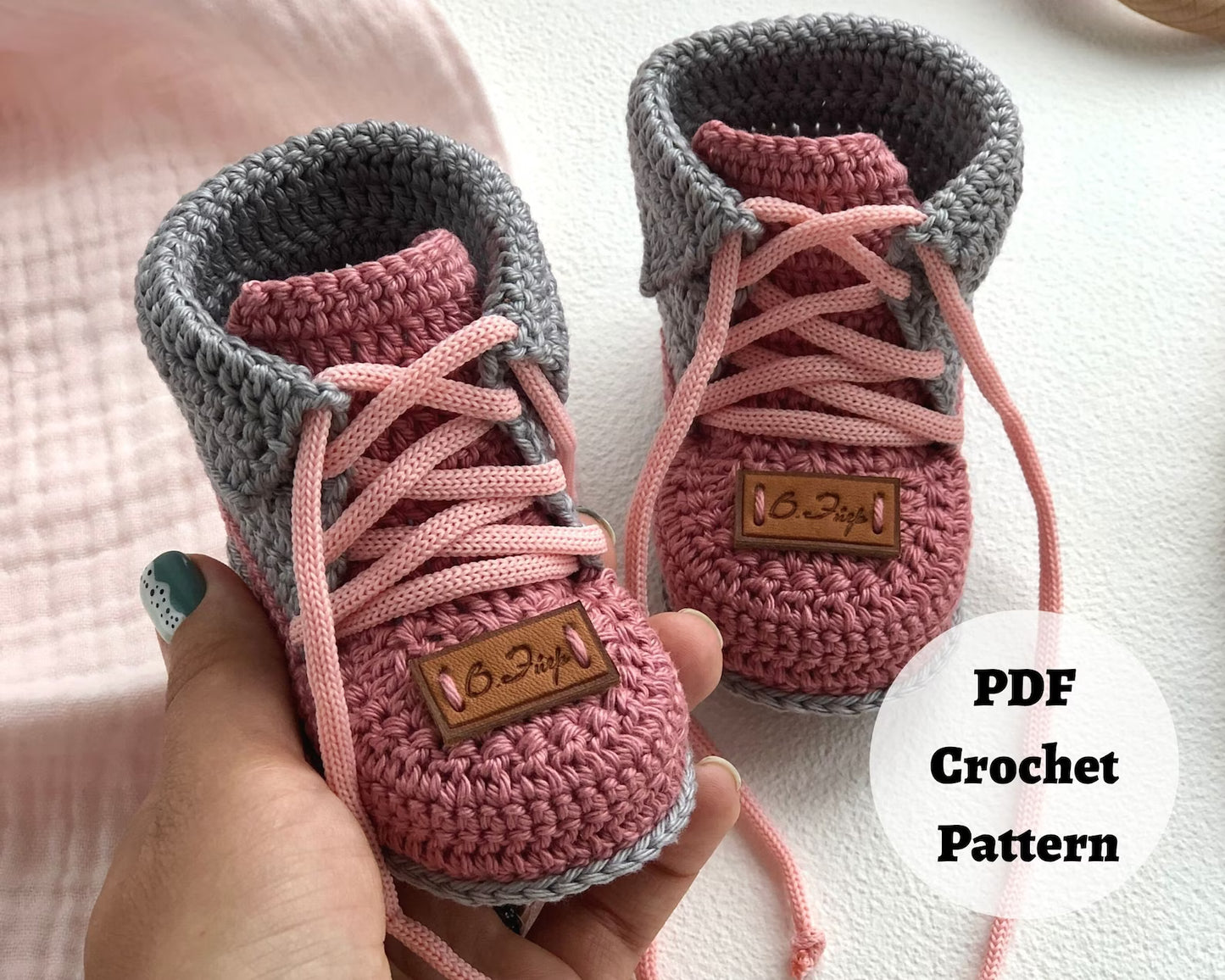 👣 Baby Booties Uni – Cute & Comfy (PDF)
