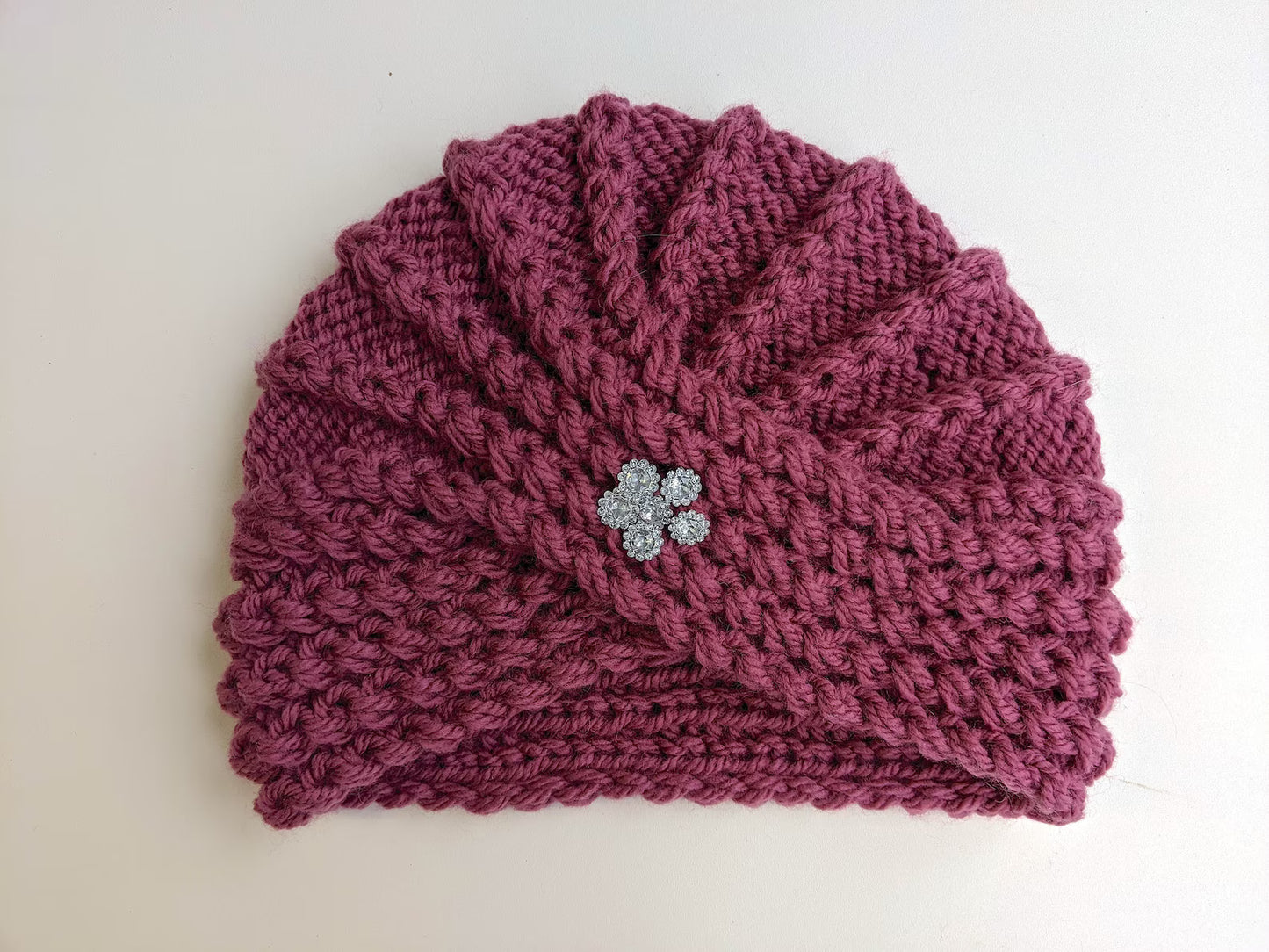 Knit Turban Hat Pattern PDF