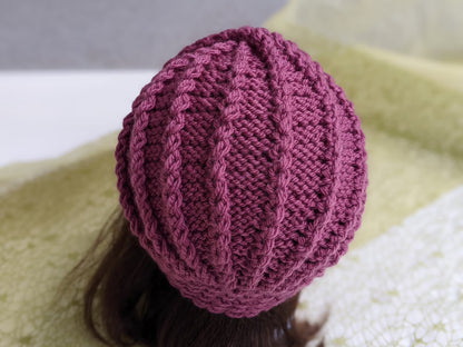 Knit Turban Hat Pattern PDF