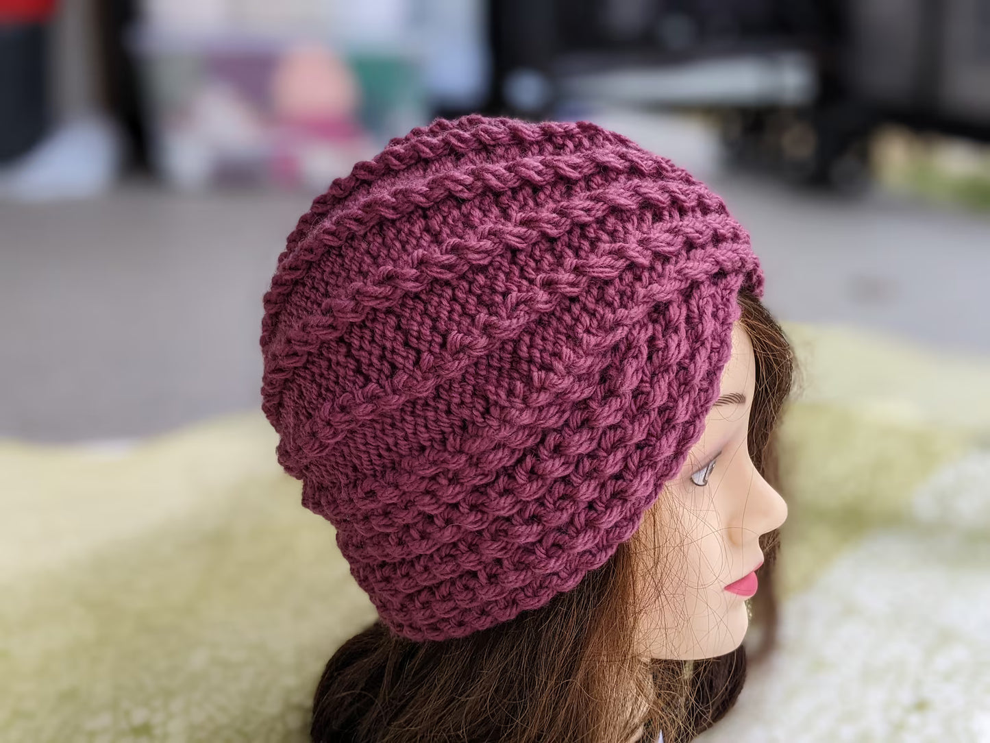 Knit Turban Hat Pattern PDF
