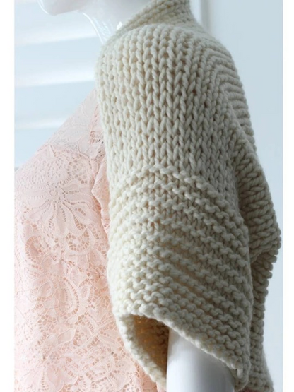 Linanna Chunky Knit Bolero Cardigan Pattern