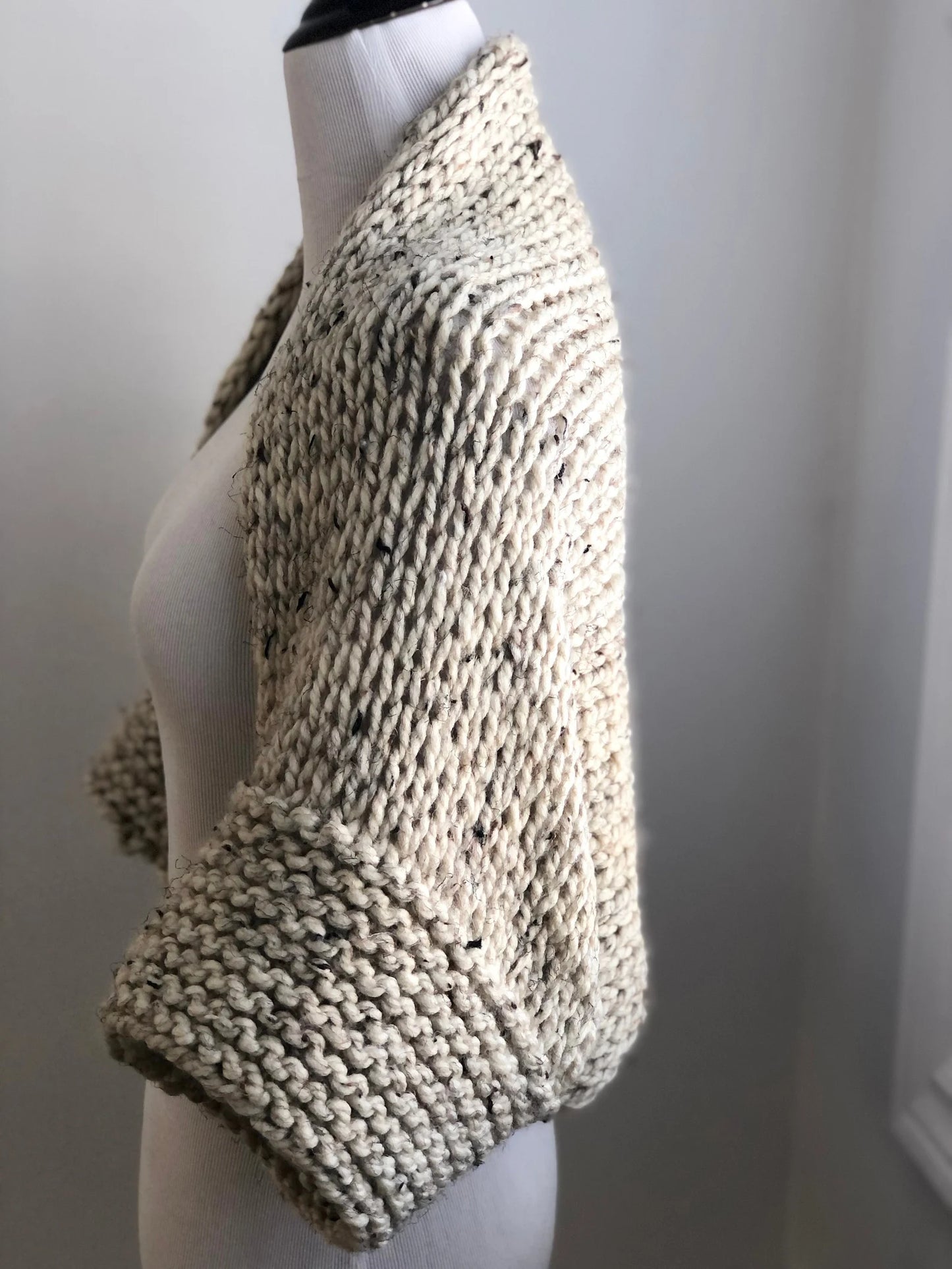 Linanna Chunky Knit Bolero Cardigan Pattern