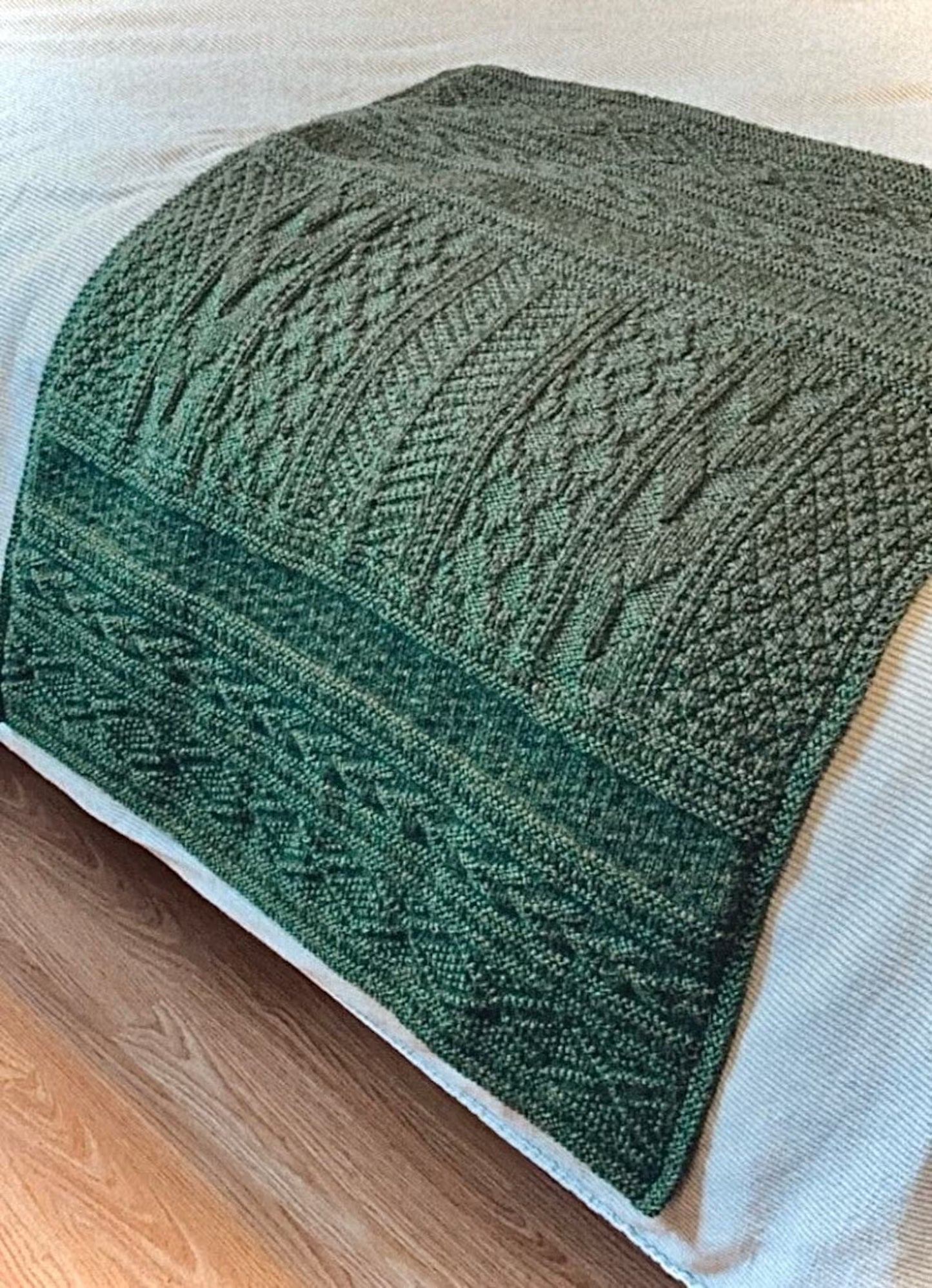 🧶 Easy Knit & Purl Blanket – 10 Sizes PDF