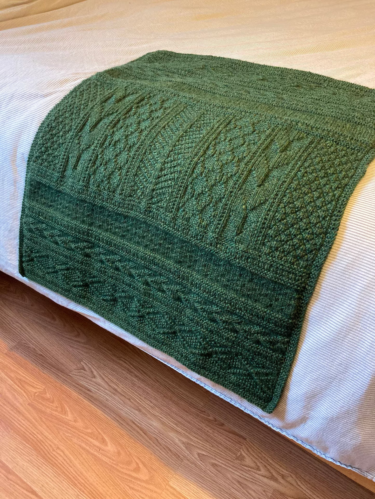 🧶 Easy Knit & Purl Blanket – 10 Sizes PDF