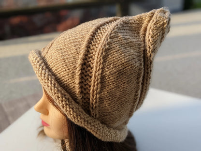 Swirl Witch Hat Knitting Pattern PDF