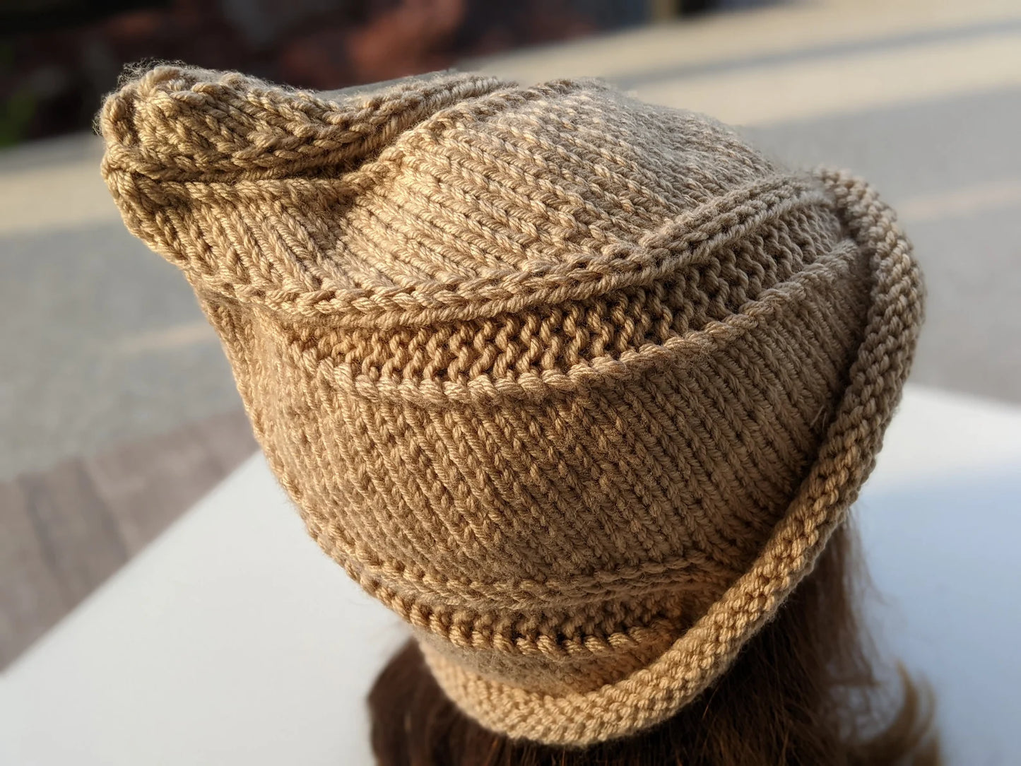 Swirl Witch Hat Knitting Pattern PDF