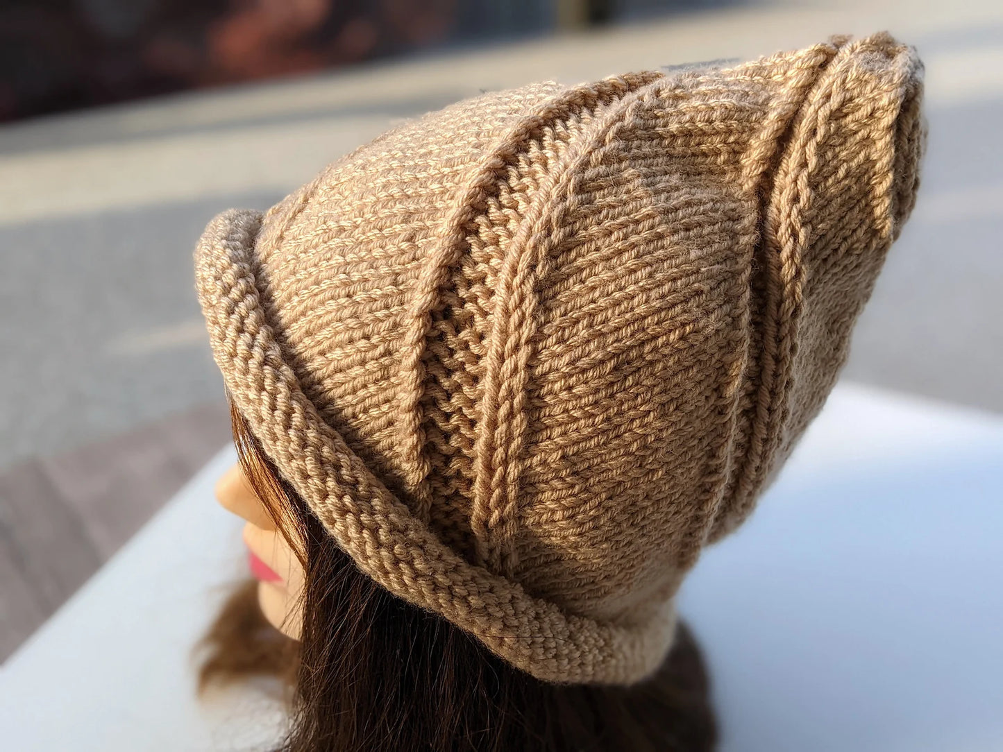 Swirl Witch Hat Knitting Pattern PDF