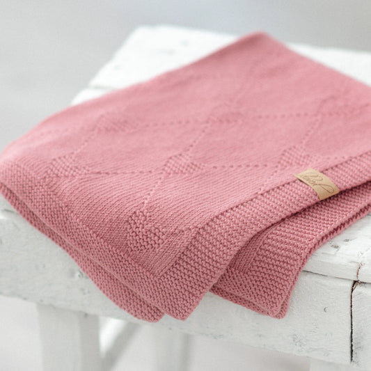 🧶 From Heart to Heart – Baby Blanket Knitting Pattern 💖