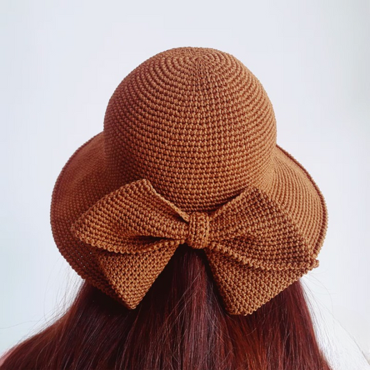 Vintage Bow Hat – Easy Crochet Pattern (PDF)