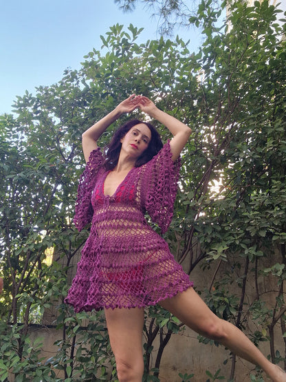 ☀️ Boho Summer Cover-Up Crochet Pattern (PDF)