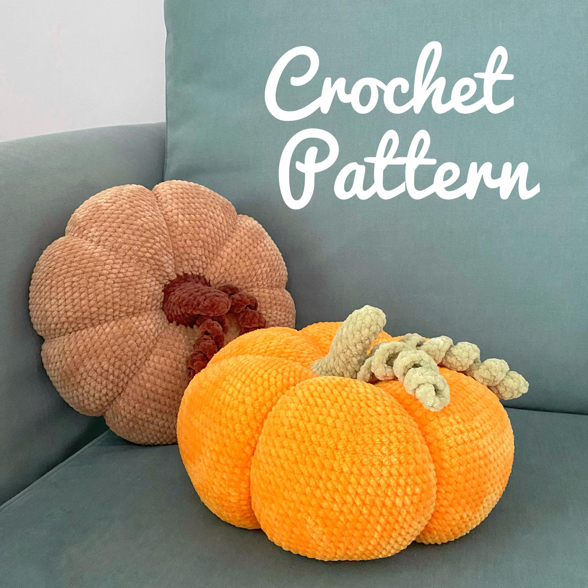Pumpkin Pillow Crochet Pattern