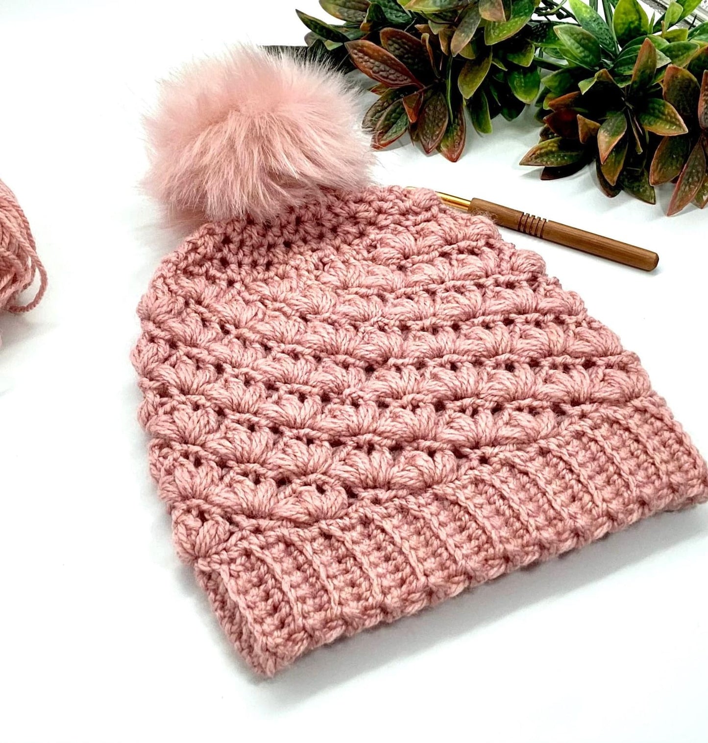 🌸 Blossom Beanie Crochet Pattern PDF