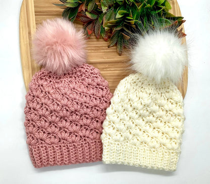 🌸 Blossom Beanie Crochet Pattern PDF