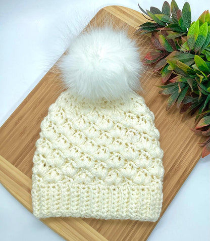 🌸 Blossom Beanie Crochet Pattern PDF
