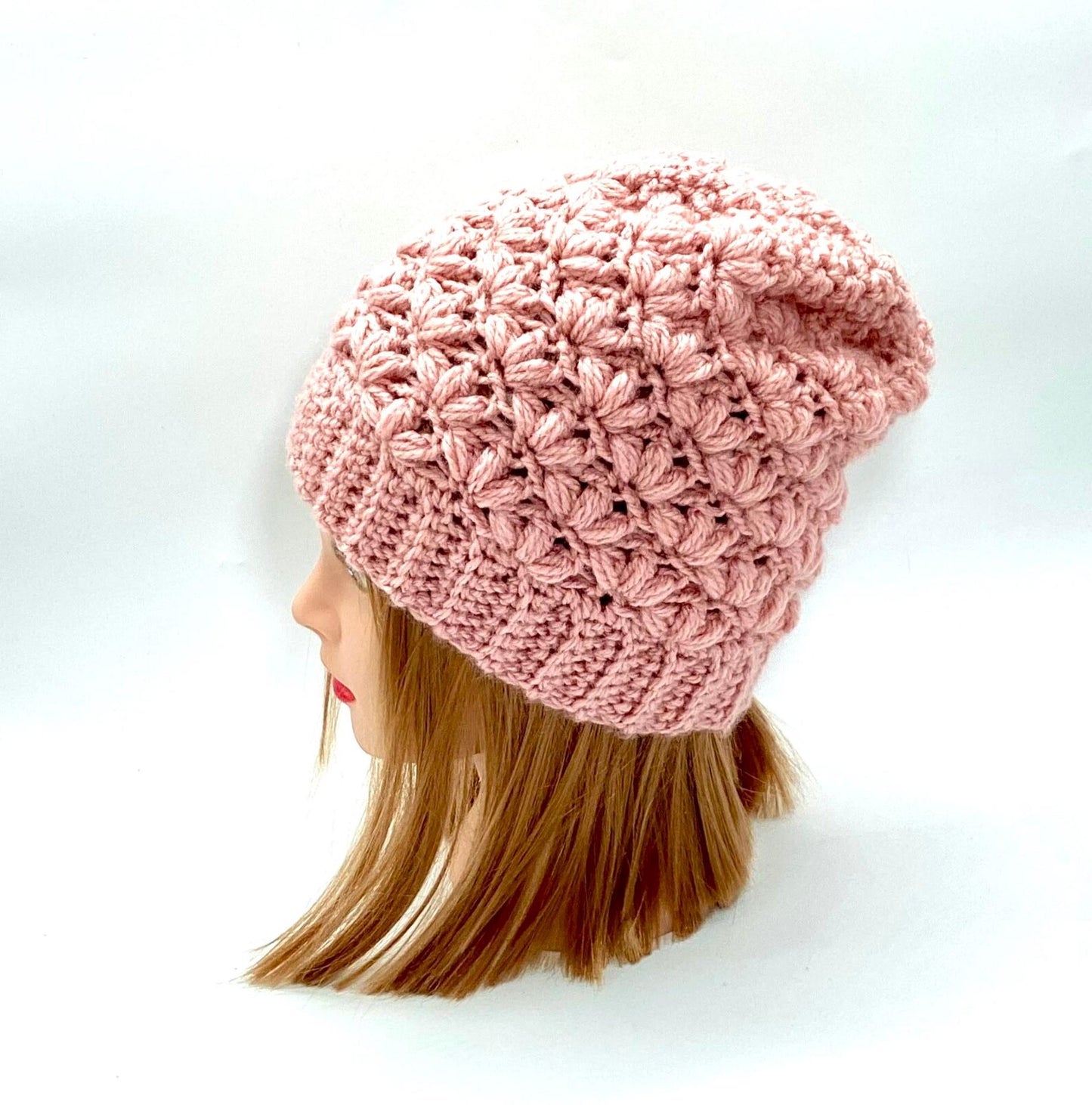 🌸 Blossom Beanie Crochet Pattern PDF