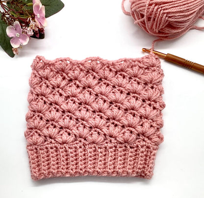 🌸 Blossom Beanie Crochet Pattern PDF