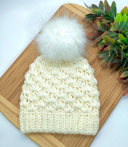 🌸 Blossom Beanie Crochet Pattern PDF