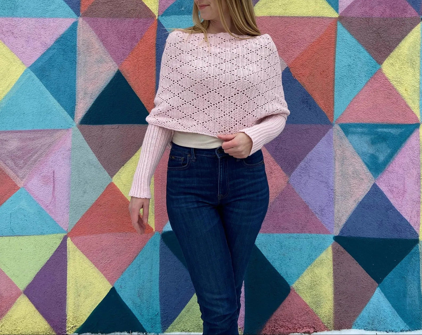✨ Cozy Sleeve Scarf Wrap – Easy Crochet Pattern (All Sizes PDF) 🧶💫