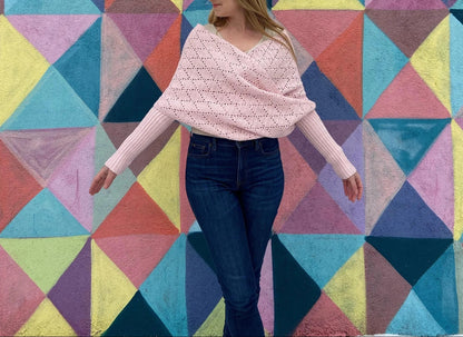 ✨ Cozy Sleeve Scarf Wrap – Easy Crochet Pattern (All Sizes PDF) 🧶💫