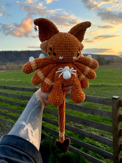 🕷️ Little Web Monster – Amigurumi Crochet Pattern 🧶