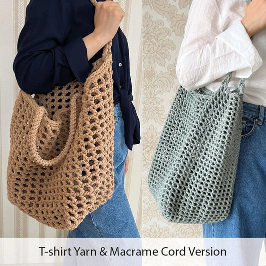 Breezy Mesh Market Tote Crochet Pattern