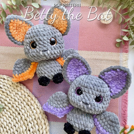 🦇 Betty the Bat Crochet Pattern