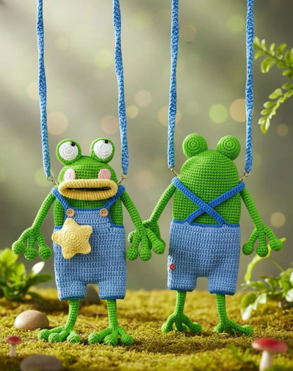 🐸 Frog Handbag Crochet Pattern PDF