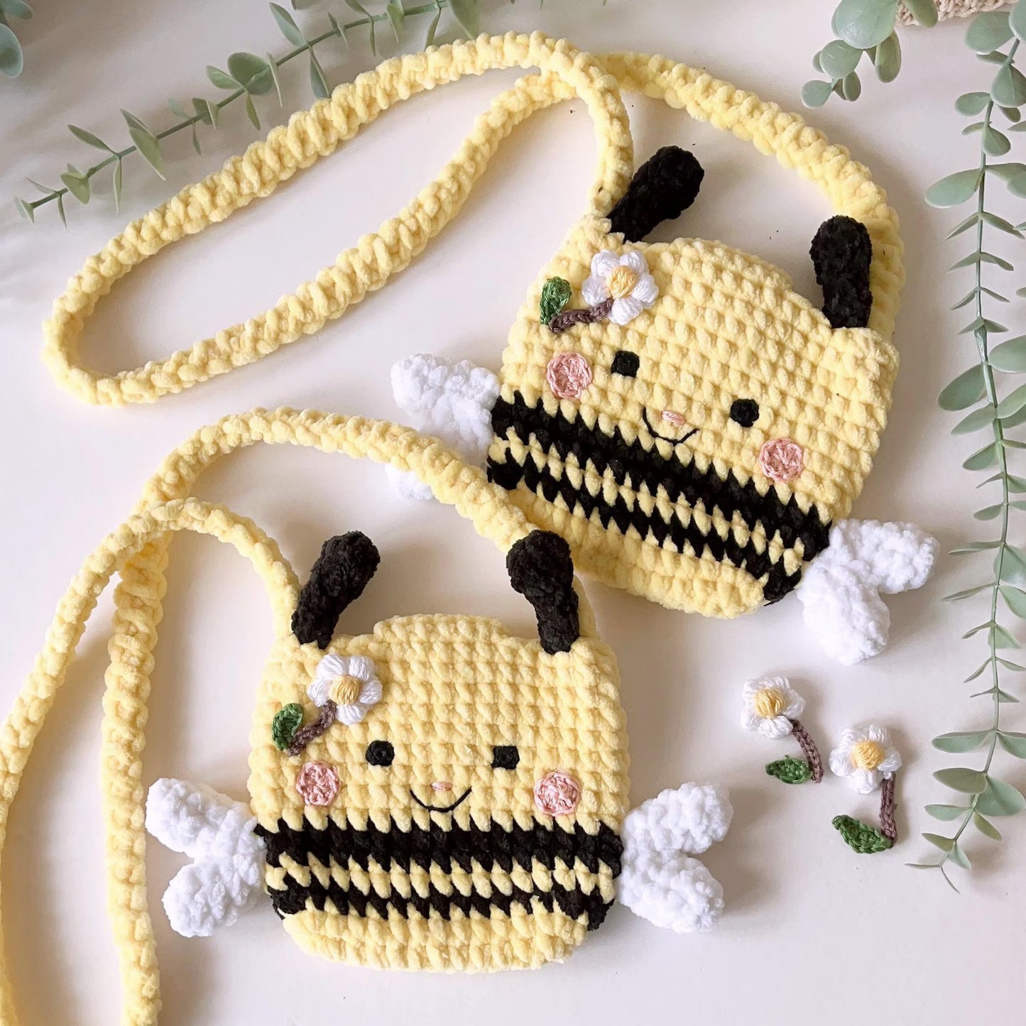 🐝 Bee Crossbody Bag Crochet Pattern ✨ PDF ✨