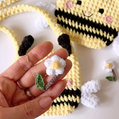 🐝 Bee Crossbody Bag Crochet Pattern ✨ PDF ✨