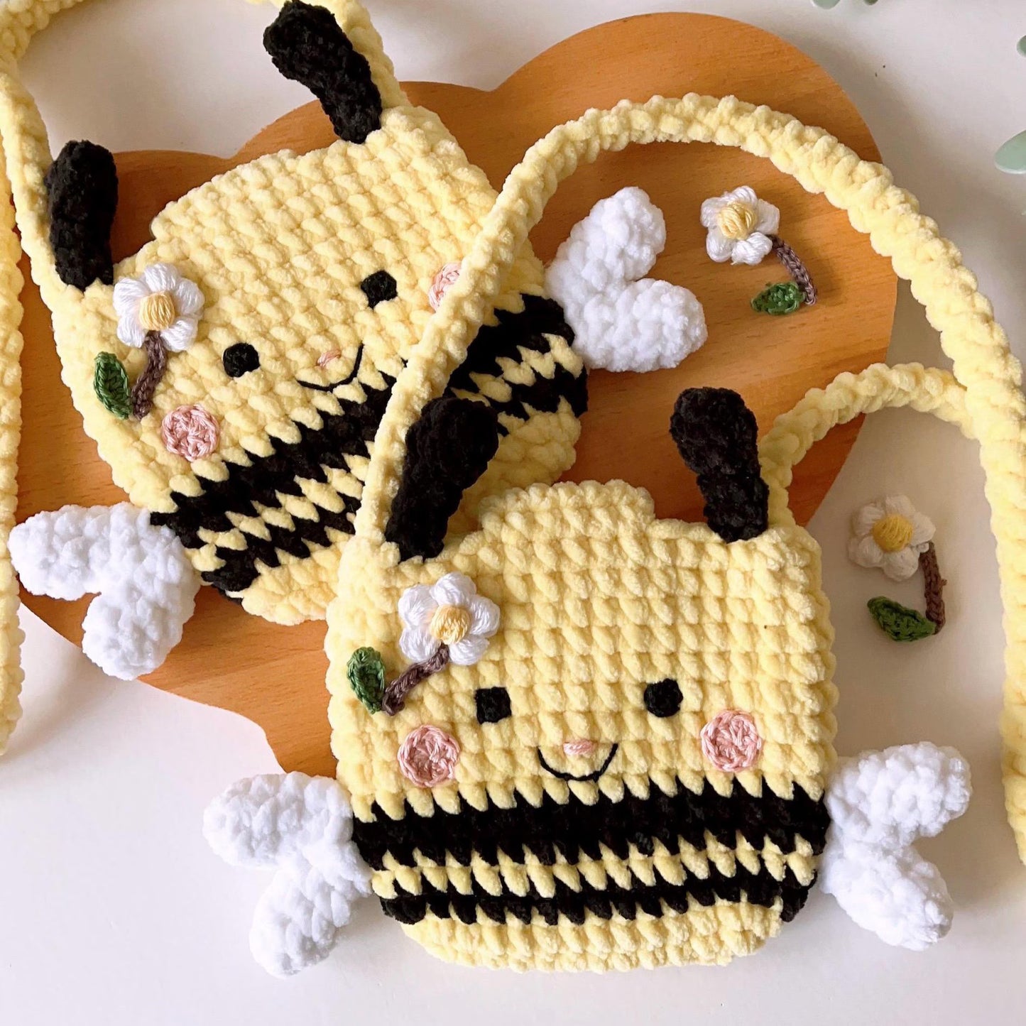 🐝 Bee Crossbody Bag Crochet Pattern ✨ PDF ✨