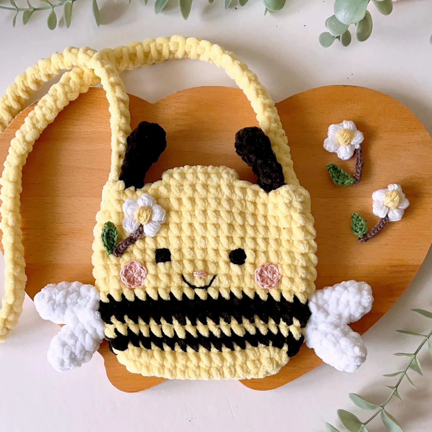 🐝 Bee Crossbody Bag Crochet Pattern ✨ PDF ✨