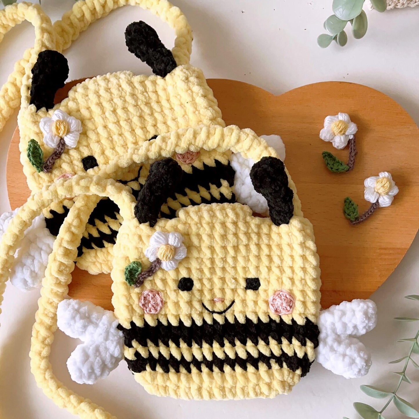 🐝 Bee Crossbody Bag Crochet Pattern ✨ PDF ✨