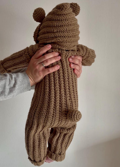Woodland All-in-One Suit Crochet Pattern PDF